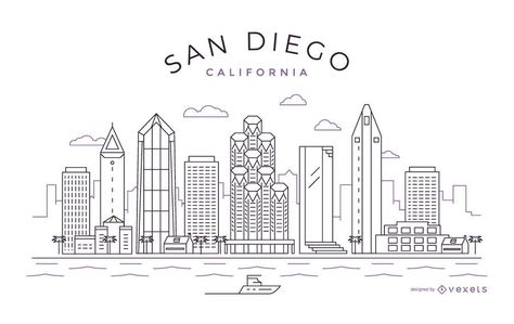 San Diego stroke skyline Check more at https://vectorstockfree.com/san-diego-stroke-skyline/ San Diego Skyline Tattoo, San Diego Tattoo Ideas Small, San Diego Tattoo Ideas, Sean Tattoo, San Diego Tattoo, Coronado Bridge, Skyline Tattoo, San Diego Skyline, Travel Doodles