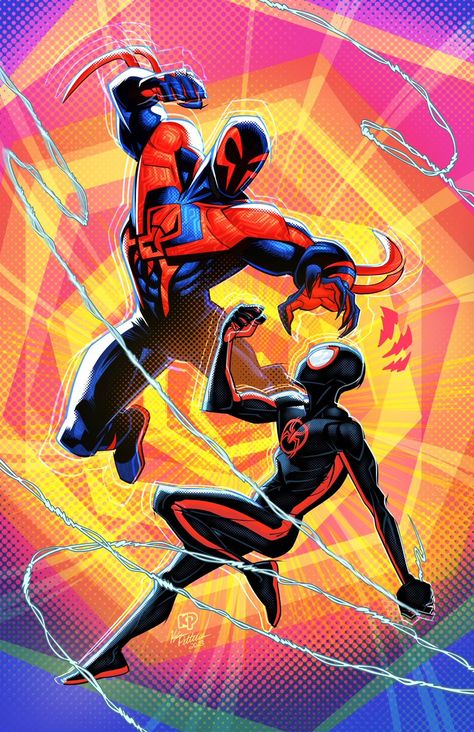 Spider People, Spiderman 2099, Spider Man 2099, Whatsapp Wallpapers Hd, Image Spiderman, Miles Morales Spiderman, Transformers Funny, Action Pose, Spiderman Pictures