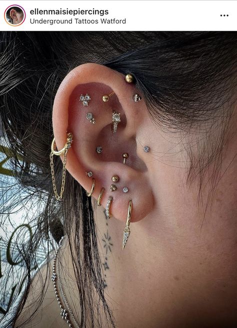 Stacked Lobe, Anti Helix, Anti Tragus Piercing, Anti Tragus, Sorry Mom, Piercing Inspo, Tragus Piercing, Piercings And Tattoos, Tragus Piercings