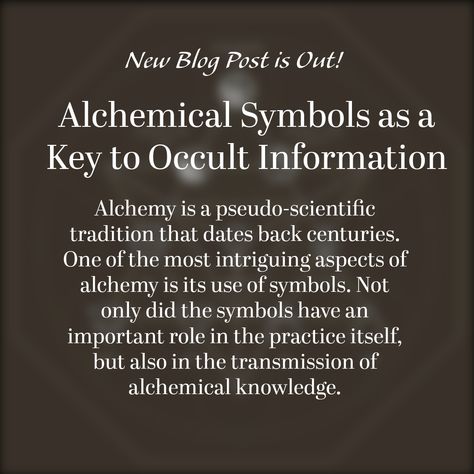 Alchemy is full of symbols. Go find out what they mean! #alchemy #occult #occultism Alchemical Symbols, Hidden Knowledge, Alchemic Symbols, Occult Symbols, Element Symbols, Alchemy Symbols, States Of Matter, Spiritual Transformation, Magnum Opus