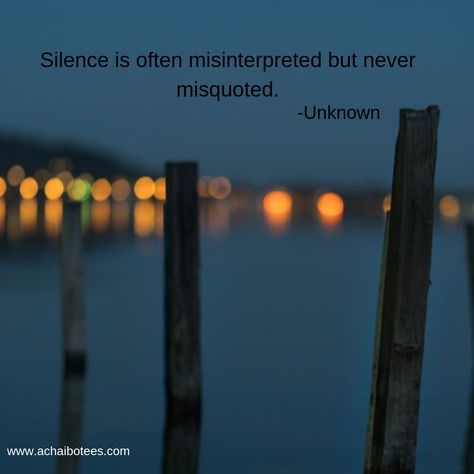 Silence is often misinterpreted but never misquoted. -unknown  #silence #yoga #yogainspiration #leagueofinspirationalwomen #achaibowomen #achaibotees Silence Cannot Be Misquoted, Inner Voice, At Midnight, Yoga Inspiration, Inspiring Quotes, This Year, Inspirational Quotes, Yoga, Quotes