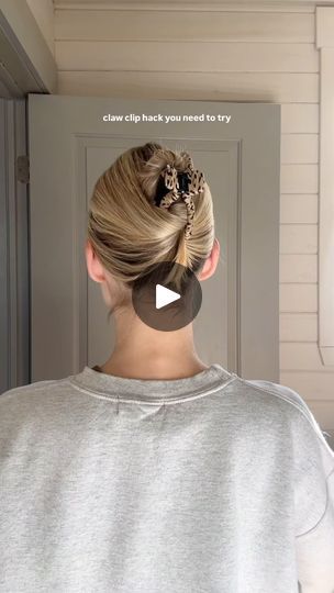 2.5K reactions · 16 shares | A little twist on last week’s viral claw clip hack I shared! Twisting the hair helps keep everything together a little better! 🫶🏼 • • • #clawclip #clawcliphairstyle #clawcliphack #easyhairstyles #grwm #greasyhairstyle #dailyhairstyle #quickhairstyle #fallhair #hairinspiration #hairstyles #hair #workhairstyle  #simplehairstyles #hairinspo #hairtutorial #hairhacks  #easyhairstyles #style #hairhacks | Audrey Anne Jean Hairstyles With Claw Clips, Hair Claw Clip Hairstyles, Hair Clip Hairstyles, Easy Hair Updos, Daily Hairstyles, Clip Hairstyles, Greasy Hair Hairstyles, Hair Help, Work Hairstyles