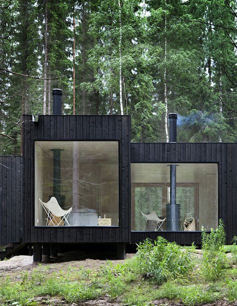 Container Home Designs, Competition Board, Black Cabin, Natural Place, Box House, Building A Container Home, Casa Container, Air Bnb, Container House Design