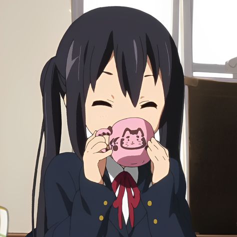 𝒌-𝒐𝒏! Azusa Icon, K On Azusa, Azusa Nakano, Kyoto Animation, K On, 1 Girl, Studio Ghibli, Matching Icons, Kyoto