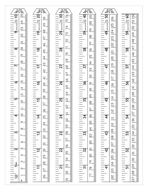 Free Printable Tape measure Ruler on 8.5 by 11 Inch Paper. | SYNTRYZ Stitches Ruler Cm, Printable Ruler, Geometry High School, Tape Measures, Piece Of Paper, Math Geometry, Box Paper, Template Ideas, Paper Tape