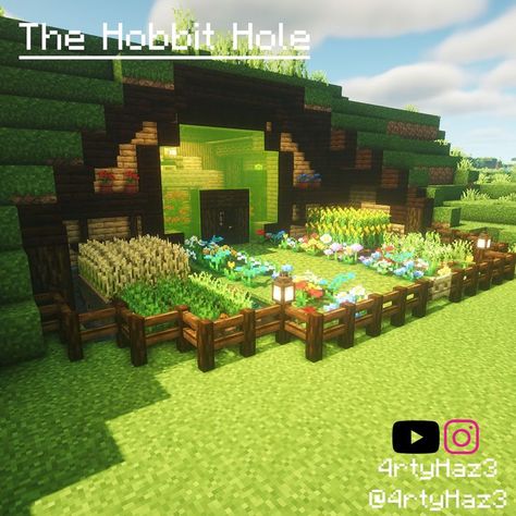 This is my 12nd base
A Lord of the Rings themed hobbit home.. Carved into a small hill with a farm on the front yard.. Looks best in a plain or forest biome with lots of nature around Hobbit Home, Forest Biome, Minecraft Theme, Minecraft Cottage, Minecraft Plans, Hobbit Hole, Hobbit House, Minecraft Crafts, Minecraft Building