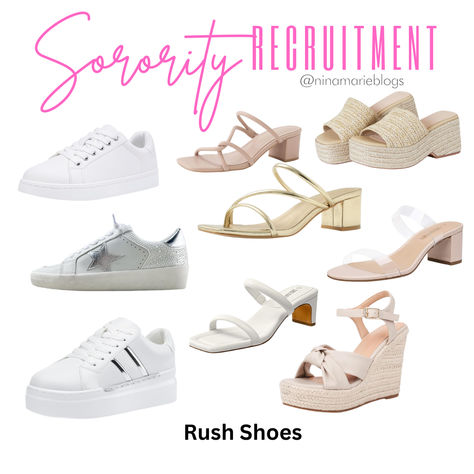 Sorority recruitment shoe recommendations. These shoes are stylish and affordable, won't break the bank, and can be used for other events.  Amazon shoes are typically of good quality and serve their purpose at such an affordable price.  #sorority #sororityrush #shoes #whitesneakers  #amazonfinds Sorority Recruitment Shoes, Sorority Shoes, Shoes On Amazon, Amazon Shoes, Sorority Rush, Sorority Recruitment, Fashion Toys, Luxury Store, College Life