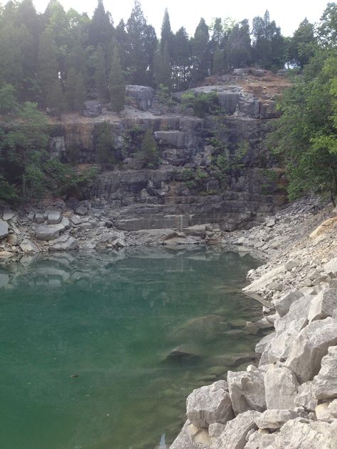 Rogersville Rock Quarry Quarry Aesthetic, Professor Plum, Rock Quarry, Rock Quarries, Mike Wheeler, Rising Sun, Plum, Favorite Places, Sun