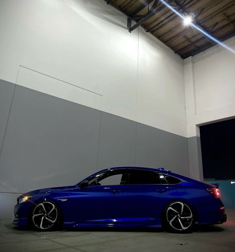 Blue Honda Accord Sport, Honda Accord Blue, Blue Honda Accord, Honda Accord Accessories, Proton X50, Honda Accord Custom, 2018 Honda Accord, Vision Board Examples, Honda Accord Sport