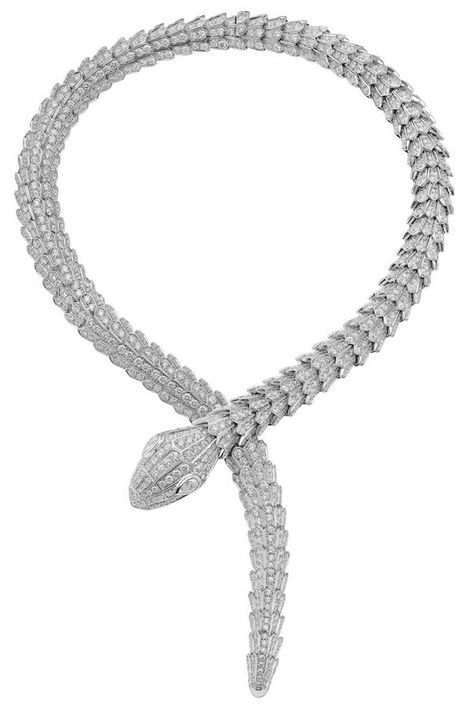 Bulgari Serpenti Necklace Serpenti Bvlgari Necklace, Bulgari Snake Necklace, Bvlgari Snake Necklace, Bvlgari Jewelry Set, Bulgari Necklace, Bulgari Serpenti, Bvlgari Necklace, Snake Necklace Silver, Red Carpet Jewelry