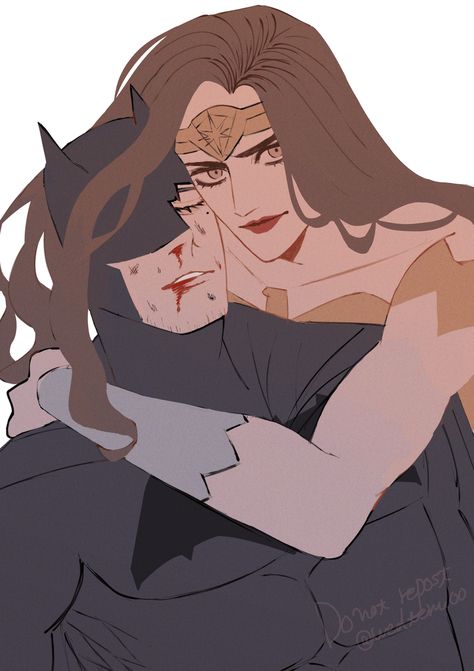 Batman And Wonder Woman Fanart, Male Wonder Woman, Wonderbat Fanart, Batman X Wonder Woman, Batman Ships, Wonder Woman And Batman, Weird Ships, Batman And Wonder Woman, Character Ships