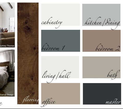 Wood Flooring And Paint Combinations, Calming Whole House Paint Scheme, Wood And Wall Color Combination, Bedroom Color Schemes Dark Wood, Paint That Compliments Dark Wood, Paint Colors That Compliment Dark Wood Floors, Kitchen Cabinet Paint Colors With Dark Wood Floor, Dark Brown Wood Color Palette, Color Scheme For Dark Wood Floors