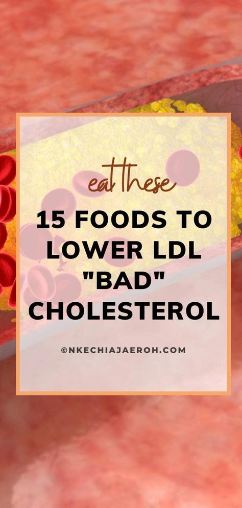 High levels of Low-Density Lipoprotein (LDL) or "bad" cholesterol can cause several health issues. Lower LDL with food! Foods For High Cholesterol, Lower Ldl, Bad Cholesterol, Ldl Cholesterol, High Cholesterol, Cholesterol Levels, Health Issues, The Worst, Health