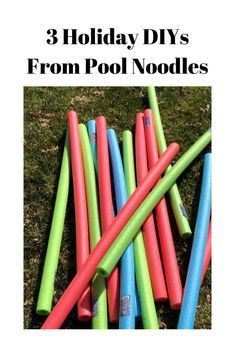 Candles Made Out Of Pool Noodles, Pool Noodle Christmas, Pool Noodle Crafts, Pool Noodle, Diy Pool, Pool Noodles, Christmas Mantle, Creative Activities For Kids, Interesting Ideas