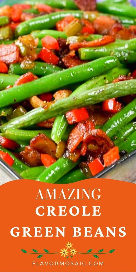 Vegan Cajun, Spicy Green Beans, Crockpot Side Dishes, Side Dishes For Salmon, Steak Side Dishes, Side Dishes For Chicken, Cajun Creole Recipes, Vegetable Side Dishes Recipes, Cajun Cooking