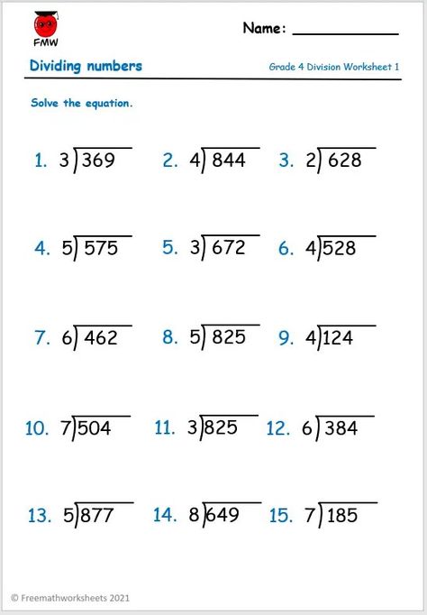 Grade 3 Division, Division Worksheets Grade 3, Division Worksheets Grade 4, Class 4 Maths, Multiplication And Division Worksheets, Math Division Worksheets, Long Division Worksheets, Mental Maths Worksheets, 4th Grade Math Worksheets