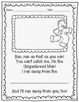 Teaching With Love and Laughter: Gingerbread Writing Freebie Gingerbread Writing, Gingerbread Man Writing, Gingerbread Man Unit, Centers For Preschool, Man Writing, December Kindergarten, Gingerbread Man Activities, Gingerbread Activities, The Gingerbread Man