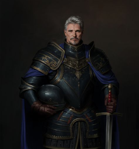 ArtStation - Commander, Sangho Lee Dessin Game Of Thrones, Pathfinder Character, Arte Steampunk, Heroic Fantasy, Roleplay Characters, Paintings And Drawings, Knight Art, Human Male, Dungeons And Dragons Characters