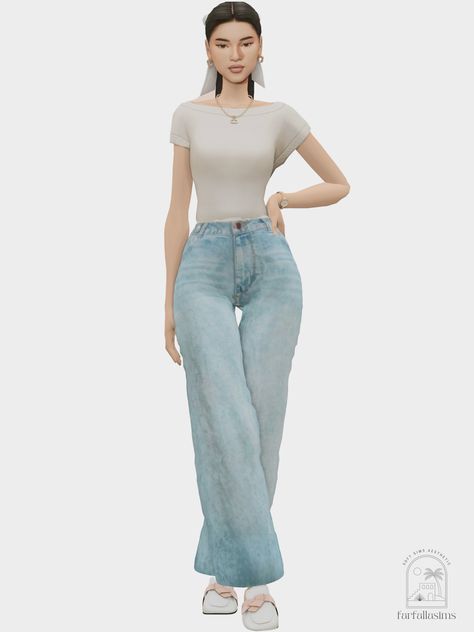 F a r f a l l a ☁️ (Posty z tagiem sims lookbook) Sims 4 Vertiligo, Outfit Ideas Sims 4, Sims 4 Clean Girl Cc Clothes, Ts4 Coastal Cc, The Sims 4 Cc Mom Clothes, Sims 4 Cc Clothes Female Aesthetic Free, Sims 4 Jean Skirt, Sims 4 Cc Basic Clothes, Ts4 Cc Lookbook