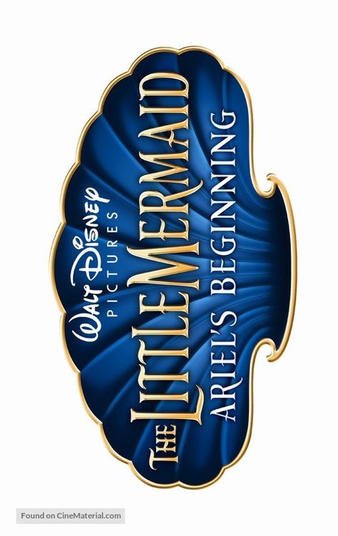 The Little Mermaid: Ariel's Beginning (2008) logo Disney Logo, Information Poster, Original Movie Posters, Amazon Buy, Ariel The Little Mermaid, Movie Memorabilia, Logo Images, Little Mermaid, The Little Mermaid