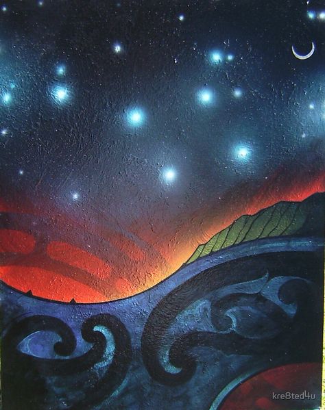 "Matariki" by kre8ted4u | Redbubble Matariki Stars, Matariki Art, Whale Rider, Third Space, Multi Cultural, Montessori Art, Chalkboard Drawings, Cultural Art, Maori Designs