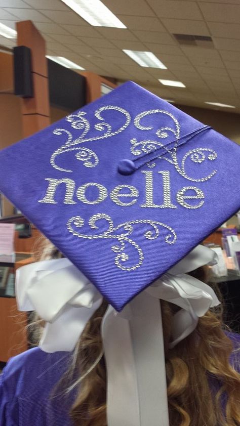 My decorated graduation cap :) blinged out and girly with a bow Cute Graduation Caps, Caps Ideas, Graduation Cap Ideas, Senior Things, Graduation Cap Decoration Diy, Grad Cap Designs, Grad Ideas, Grad Caps, Cap Decoration