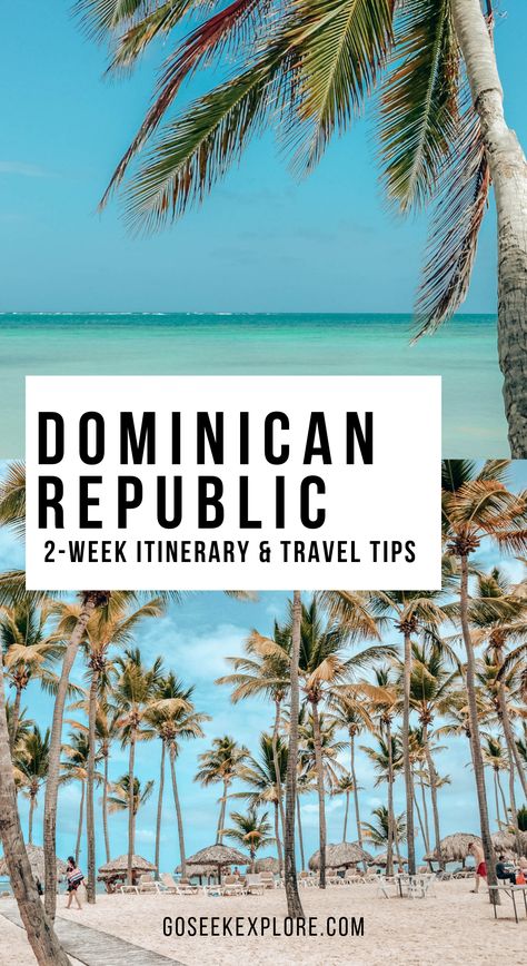 Dominican Republic 2-Week Itinerary — Go Seek Explore Dominican Republic Travel, Sosua, Honeymoon Style, Caribbean Destinations, Central America Travel, Caribbean Vacations, Caribbean Travel, Island Travel, North America Travel