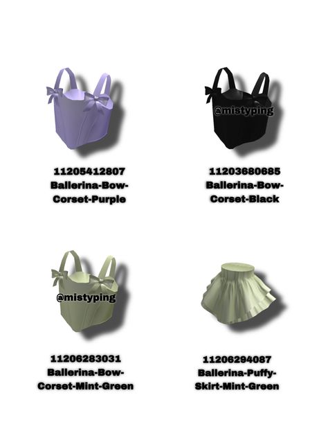 Roblox Coquette, Yk2 Outfits, Mint Green Skirts, Blocksburg Outfit Codes￼, Hoop Dress, Roblox Id, Code Clothes, Purple Corset, Y2k Hair