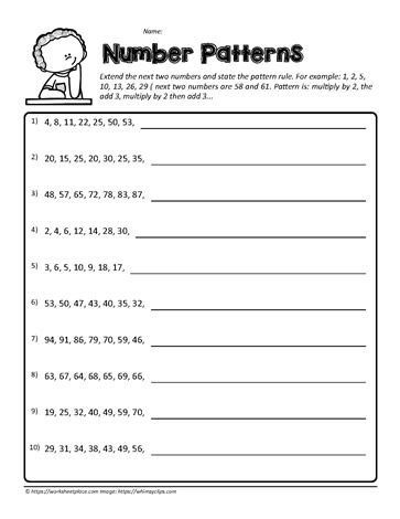 Valentine Math Worksheet, Number Patterns Worksheets, Mental Math Tricks, Grade 5 Math Worksheets, Rule Of 72, Math Exercises, Math Valentines, Grade 6 Math, 3rd Grade Math Worksheets