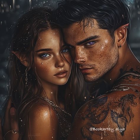 Bookartby_alya (@bookartby_alya) • Photos et vidéos Instagram Rhys And Feyre Acomaf, High Lord And Lady Of The Night Court, All The High Lords From Acotar, Drakon Acowar, Feyre And Rhysand Fanart, Acotar Characters, Acotar Feyre, Acotar Rhysand, Sjm Universe