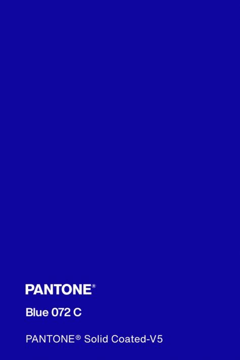 #pantone #blue #color #pantoneblue072c Blue Colour Pantone, Electric Blue Pantone, Royal Blue Pantone, Pantone Bleu, Royal Blue Color Palette, Blue Pantone, Pantone Universe, 21 Diner, Pantone Palette