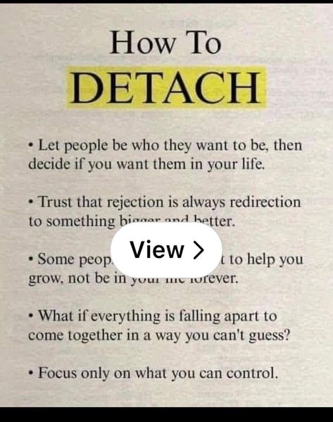 Detachment Art, The Art Of Detachment, True Facts, Self Improvement, You And I, Let It Be