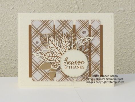 SU 2024 Changing leaves iconic dsp layout Fall Seasonally Scattered Stampin Up Cards, Leaf Cards, Rubber Stamp Art, Art Paper Craft, Changing Leaves, Small Pictures, Stamping Techniques, Printed Pages, Specialty Paper