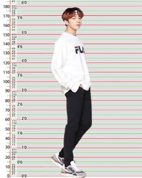 Bts Members Height, Jungkook Height, Bts Lyric, Measurement Chart, Bts Members, Bts Army, Jeon Jungkook, In The Heights, Bts