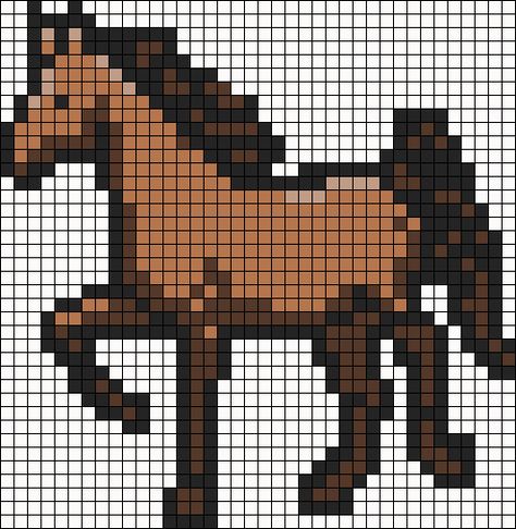 Alpha Pattern #3361 Preview added by mikimoo Bracelet Embroidery, Image Pixel Art, Necklace Embroidery, Perler Beads Ideas, Cross Stitch Horse, Modele Pixel Art, Embroidery Bracelets, Crochet Skirts, Bracelets Patterns