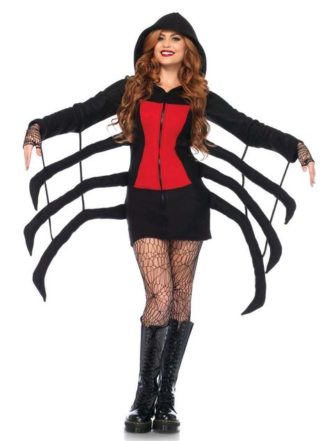 Black Widow Spider Costume, Spider Halloween Costume, Widow Costume, Black Widow Costume, Spider Costume, Spider Legs, Widow Spider, Horror Costume, Black Widow Spider