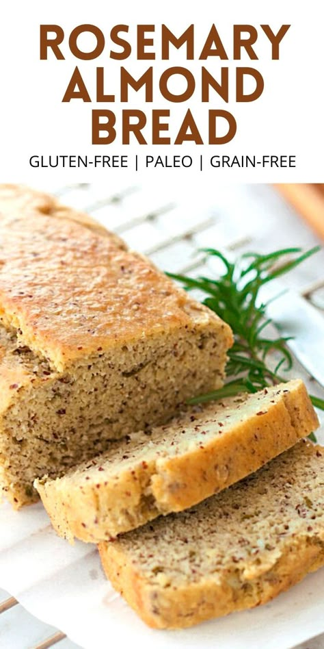 Almond Butter Bread, Paleo Lunches, Breakfast Paleo, Almond Flour Bread, Almond Bread, Paleo Bread, Gluten Free Recipes Bread, Butter Bread, Almond Flour Recipes