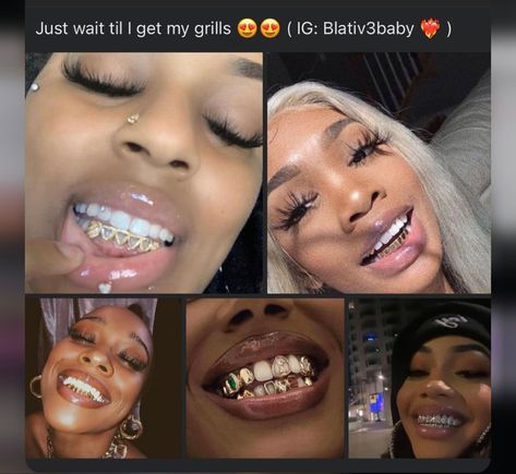 Small Gages, Snake Eyes Tongue Piercing, Girl Grillz, Snake Eyes Piercing, Girly Vibes, Eye Piercing, Hairstyles Pictures, Smiley Piercing, Tattoos For Black Skin