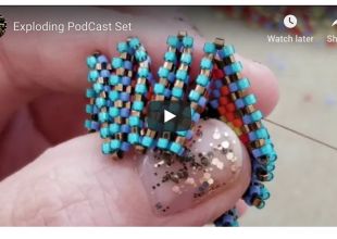 Geometric Beadwork, Beadwork Tutorial, Kate Mckinnon, Orange Necklace, 1 April, Bead Weaving Patterns, Seed Bead Tutorial, Saturday Afternoon, Making Beads