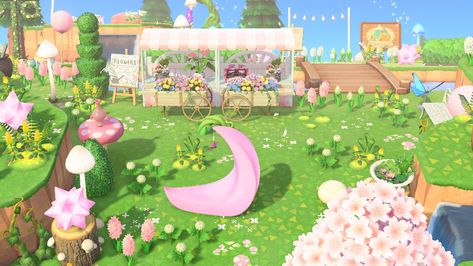 Acnh Flower Shop, Fairy Core, Flower Shop, Animal Crossing, Flowers, Animals