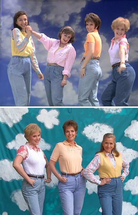 Image: Mom Jeans 90s Fashion Mom, Suburban Mom Outfit, Snl Halloween Costumes, 80s Mom Outfit, Mom And Dad Costumes, 90s Mom Outfit, 90s Mom Fashion, Matilda Jr, Dad Themed Party