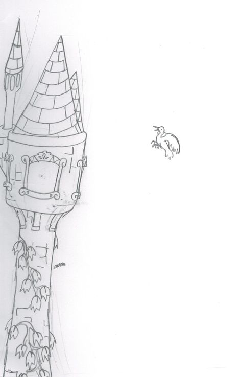 Rapunzel Tower Sketch, Rapunzel's Tower, Rapunzel Tower, Tangled Series, Hoco Proposals, Grimm, Cute Doodles, Embroidery Pattern, Rapunzel