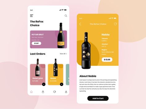 On Demand Alcohol Delivery App by Excellent WebWorld Beer App, Drink App, Wine App, Mobile Shop Design, Mobile App Design Inspiration, Wine Delivery, Magazine Layout Design, Delivery App, Best Wine