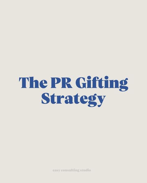 Gifting isn’t going away anytime soon. For most product-based brands, gifting should be an essential part of your public relations strategy. Here are a few ways to consider your public relations gifting strategy. Public Relations Strategy, Pr Strategy, My Future Job, Small Business Organization, Client Management, Future Jobs, Business Organization, Public Relations, Growing Your Business