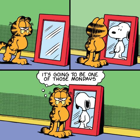 Garfield Pictures, Garfield Images, Garfield Christmas, Search Engine Marketing Sem, I Hate Mondays, Snoopy Cartoon, Garfield Cat, Garfield Comics, Snoopy Shirt