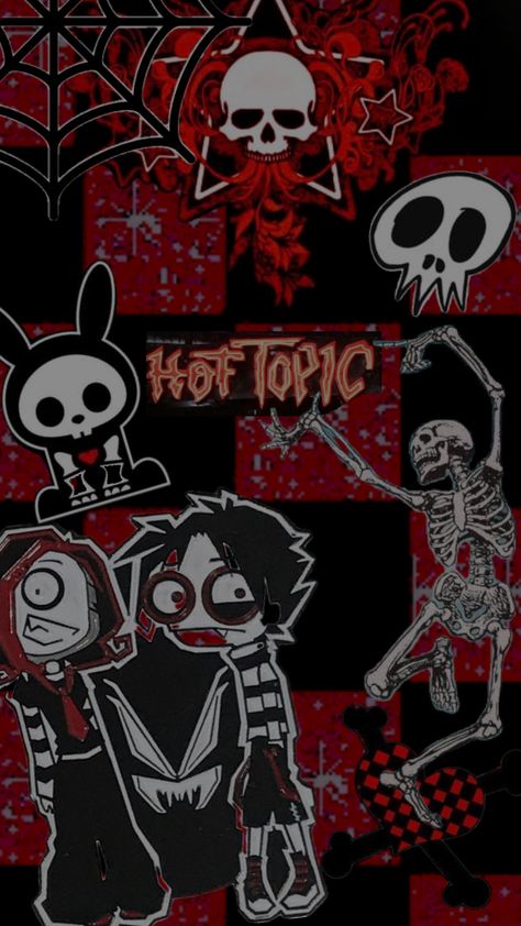 #emo #emocore #emovibe #wallpapercollage #wallpaperaesthetic #wallpaper #hardcore Hot Topic Aesthetic Wallpaper, Inverted Wallpaper, Emo Core Wallpaper, Scene Queen Wallpaper, Dark Emo Wallpaper, Goth Core Wallpaper, Cute Emo Wallpaper, Red Scene Wallpaper, Alt Emo Wallpaper