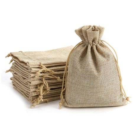 Bag For Wedding, Burlap Gift Bags, Small Drawstring Bag, Burlap Sacks, Retail Bags, Burlap Bags, Sack Bag, Craft Jewelry, Holiday Gift Wrap