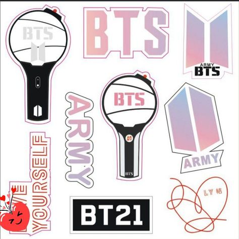 Los amo bts Bts Tickets, Bts Stickers, Pop Stickers, Scrapbook Stickers Printable, Phone Stickers, Bts Merch, Bts Drawings, Printable Planner Stickers, Bts Chibi