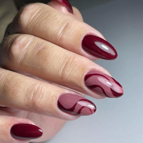 Plum Nails, Wine Nails, Cherry Nails, Burgundy Nails, Red Nail, Nagel Inspo, Short Acrylic Nails Designs, Dream Nails, Minimalist Nails