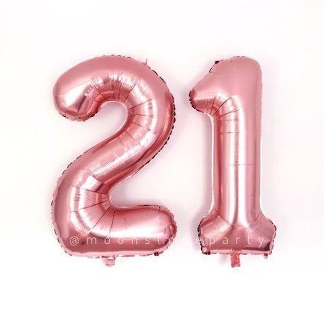 21st Birthday Party Decorations, 21 Birthday Party Decorations, 21st Party Decorations, Rose Gold Number Balloons, 21st Birthday Balloons, Art Deco Monogram, Gold Number Balloons, Art Deco Cake, Happy 20th Birthday